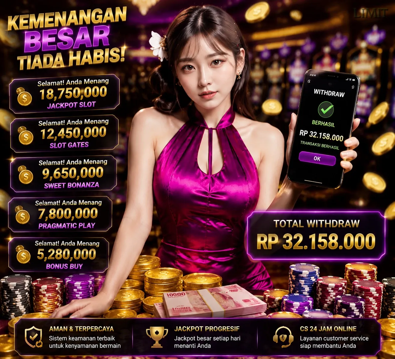 Ikon aplikasi limit resmi